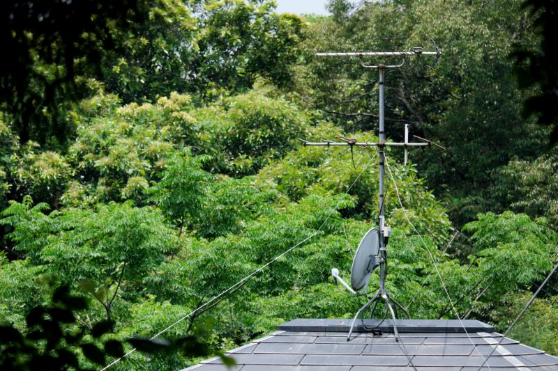 Rooftop Antenna Setup